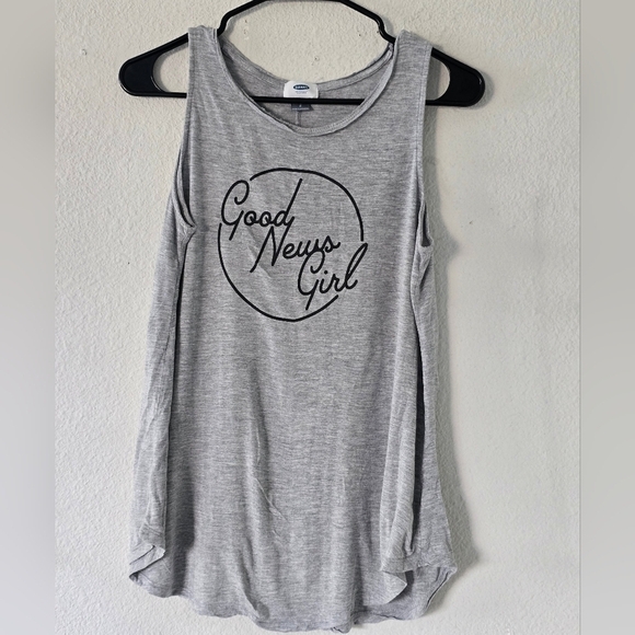 Old navy women's tank top, gray color pristine condition size small Athleisure - Picture 3 of 9